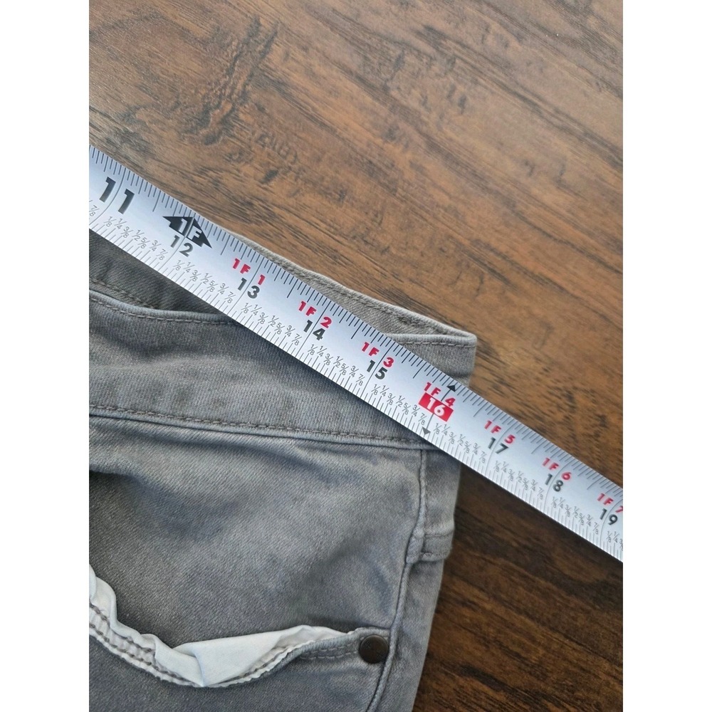 Barbell Apparel Jeans Mens 36 (35x29.5)Athletic Fit Grey Stretch Denim Grey Wash - Picture 5 of 16